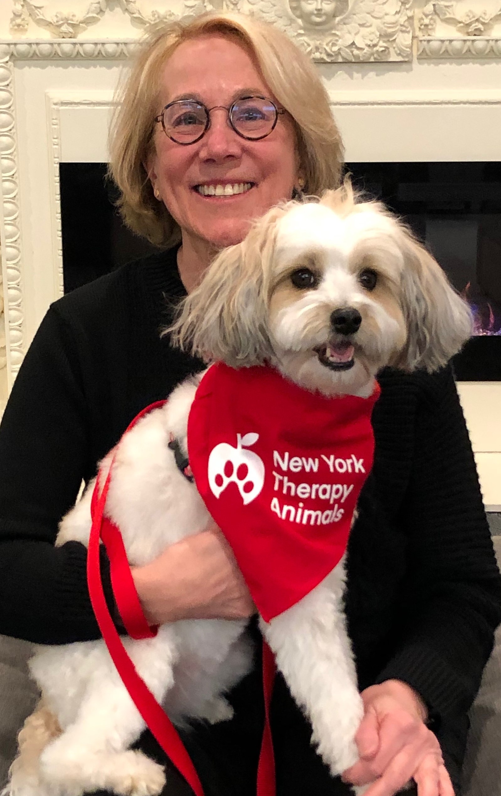 Laura Rothschild and Orlee 2 - New York Therapy Animals